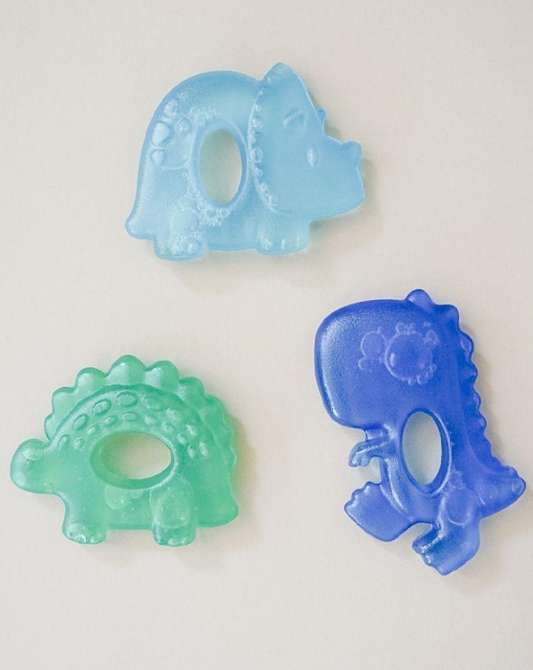 Cutie Coolers™ Dino Water Filled Teethers (3-pack) Baby Essentials Itzy Ritzy   