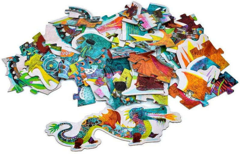 Djeco Giant Floor Puzzle Leon the Dragon