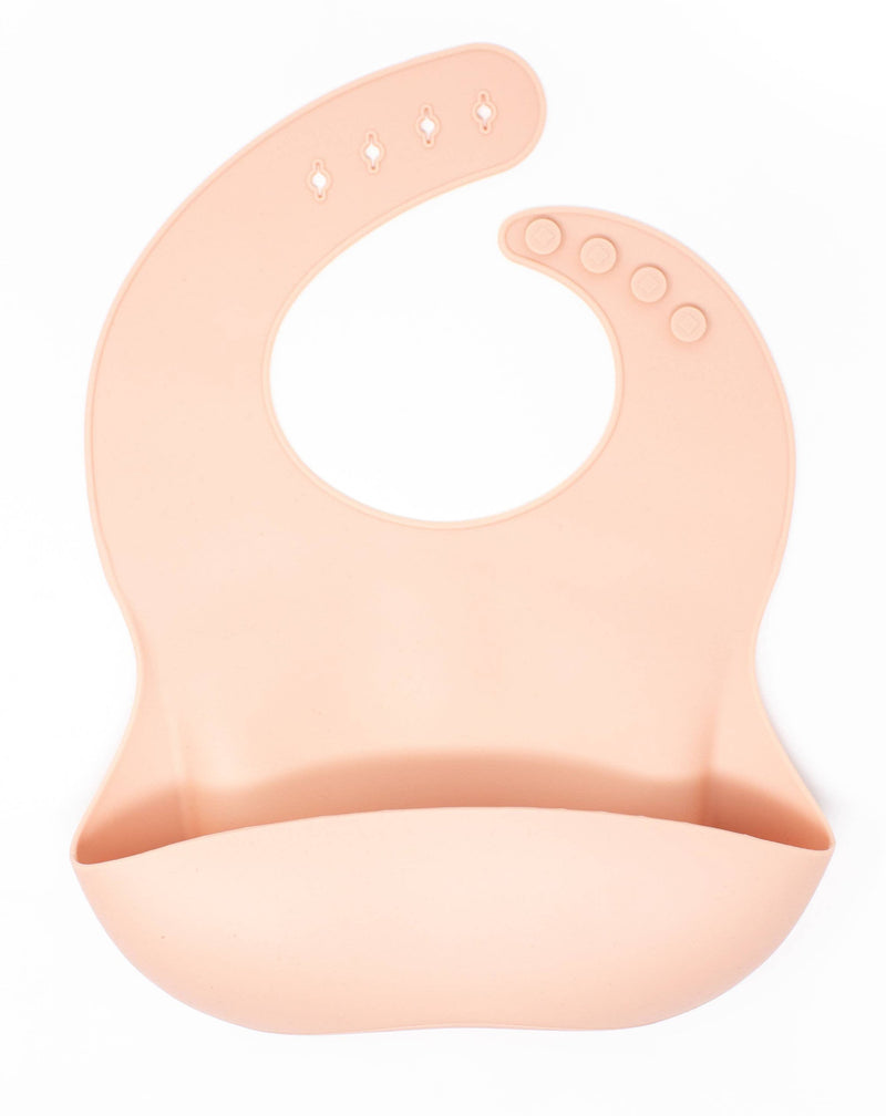 Baby Bar & Co Silicone Bibs | Dusty Pink