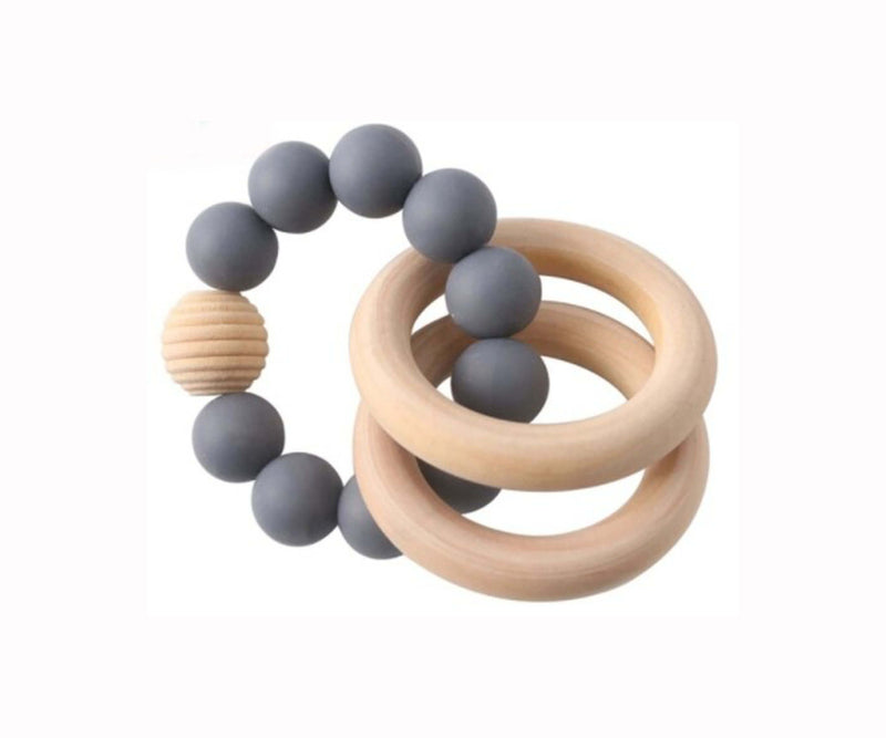 Silicone Beaded Teether Bangles