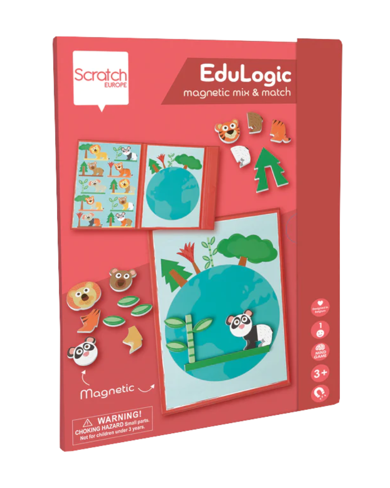 Scratch Edulogic Book Mix & Match Animal World