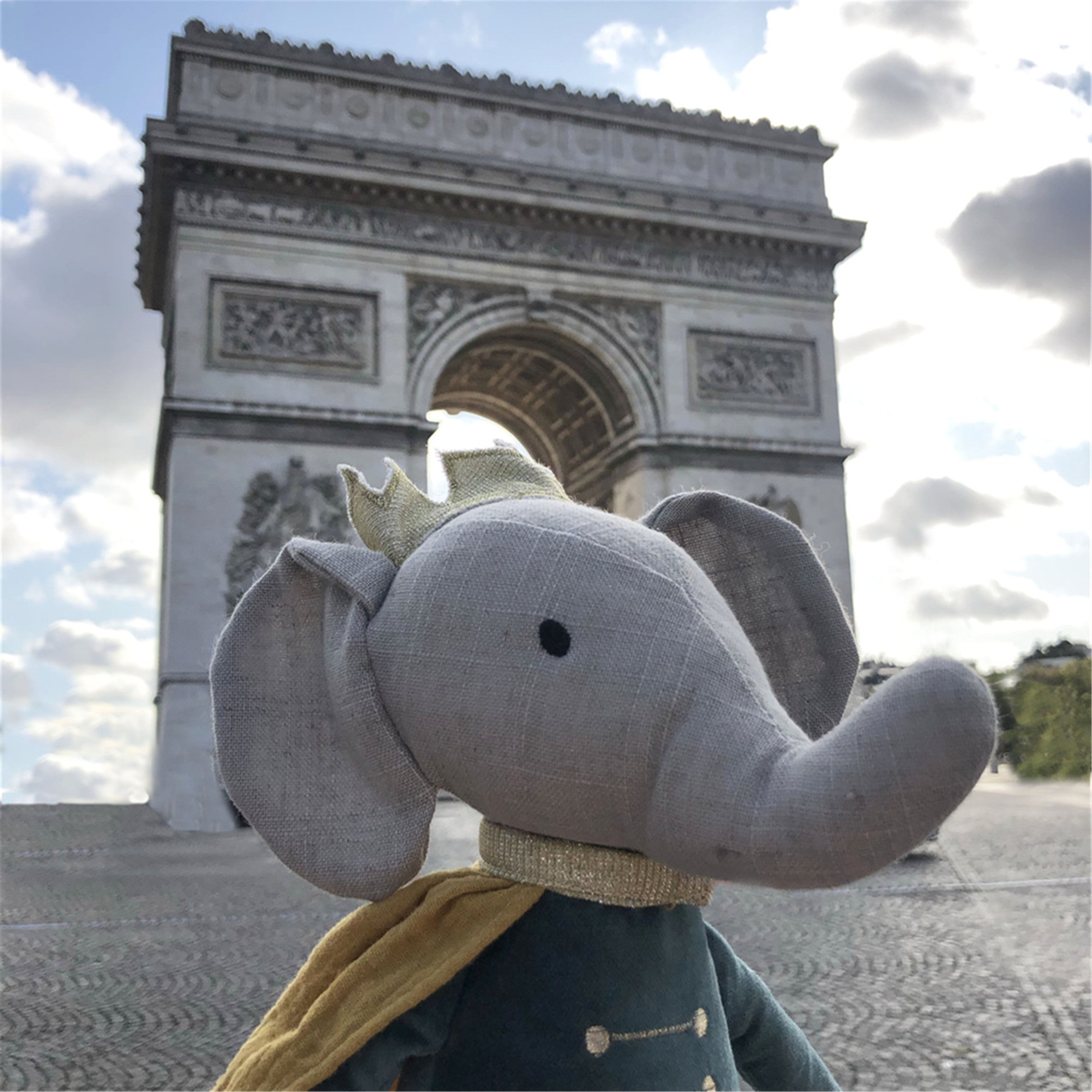 'Elroy' Elephant Prince Doll Doll MON AMI   