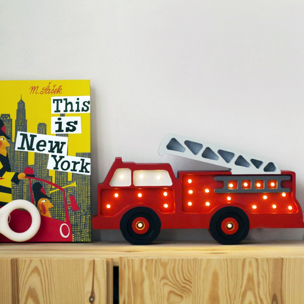 Little Lights Fire Truck Lamp  Little Lights US   