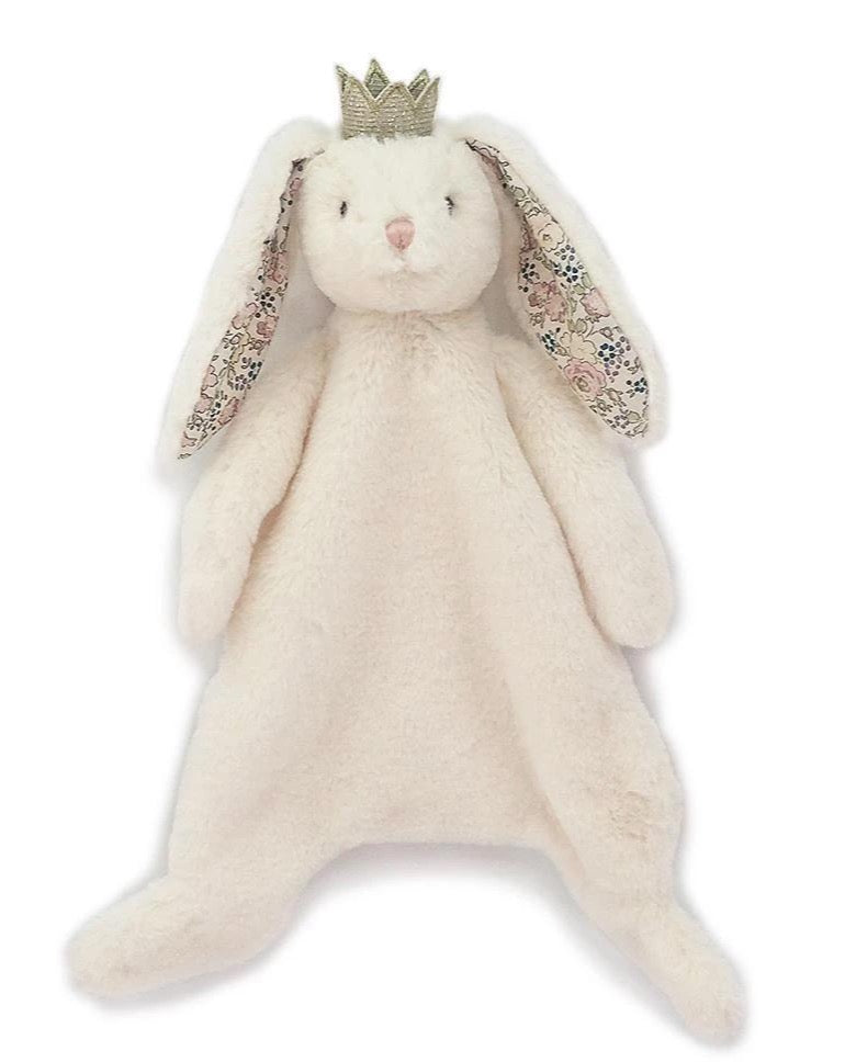 Princess Bunny Baby Security Blanket Faith - Cream Stuffies Mon Ami   