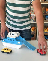 Green Toys Ferry Boat Blue White Bath Toy