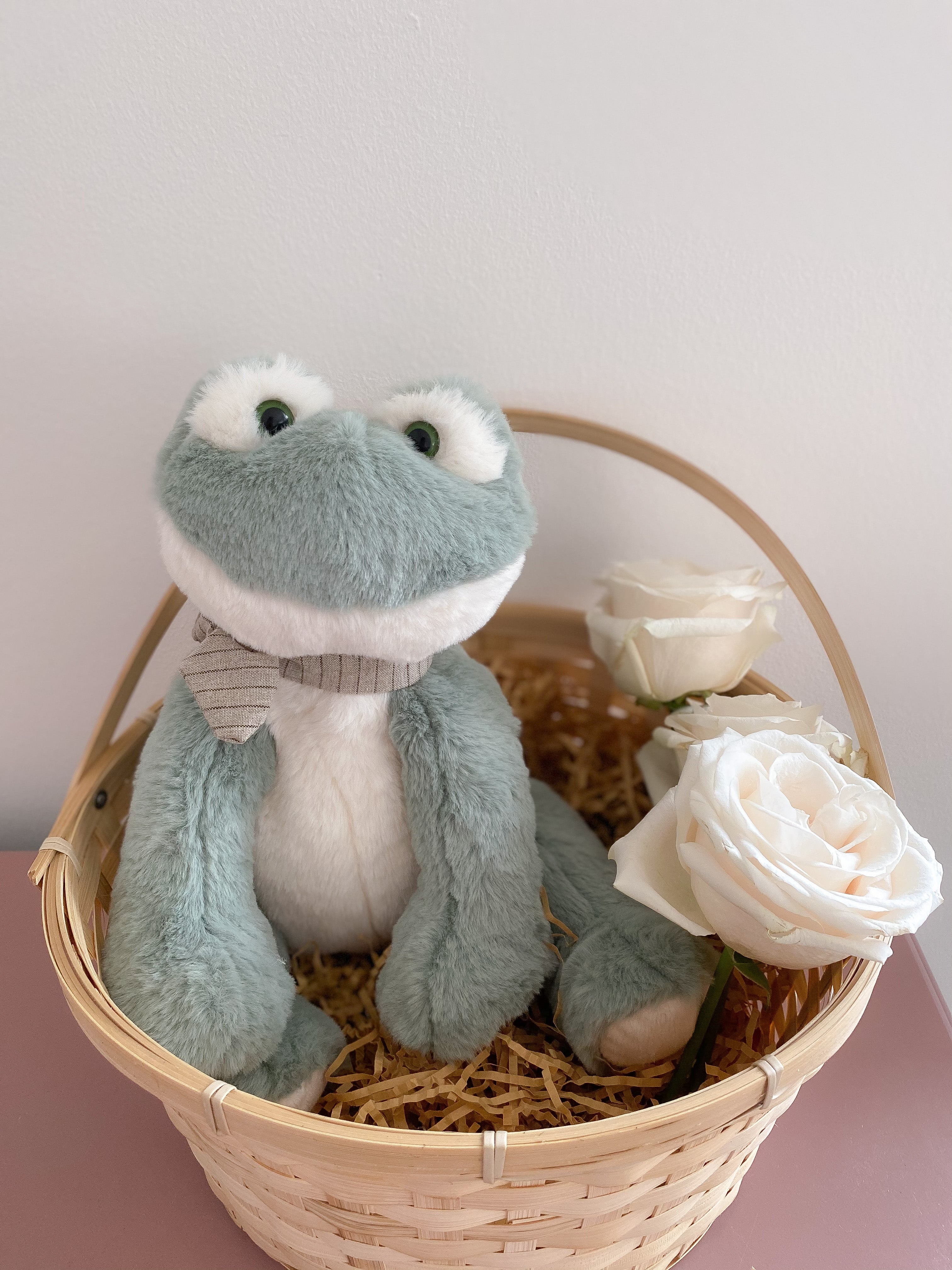 'FITZGERALD' THE FROG PLUSH TOY Stuffed Toy MON AMI   