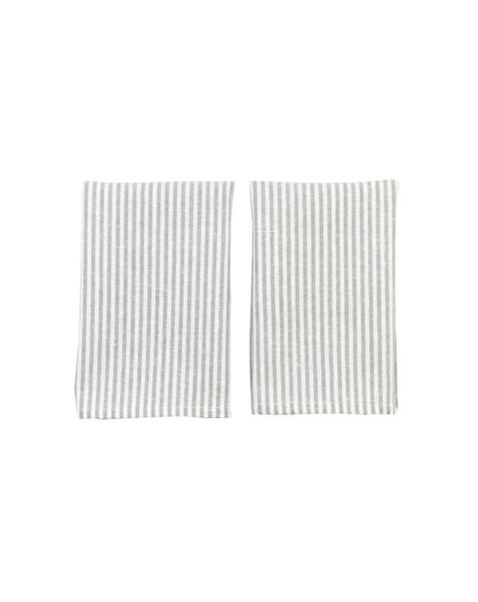 Milton & Goose - PREORDER - Play Kitchen Tea Towels - Grey / White