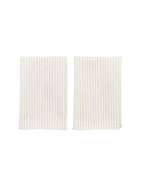 Milton & Goose - PREORDER - Play Kitchen Tea Towels - Tan / White