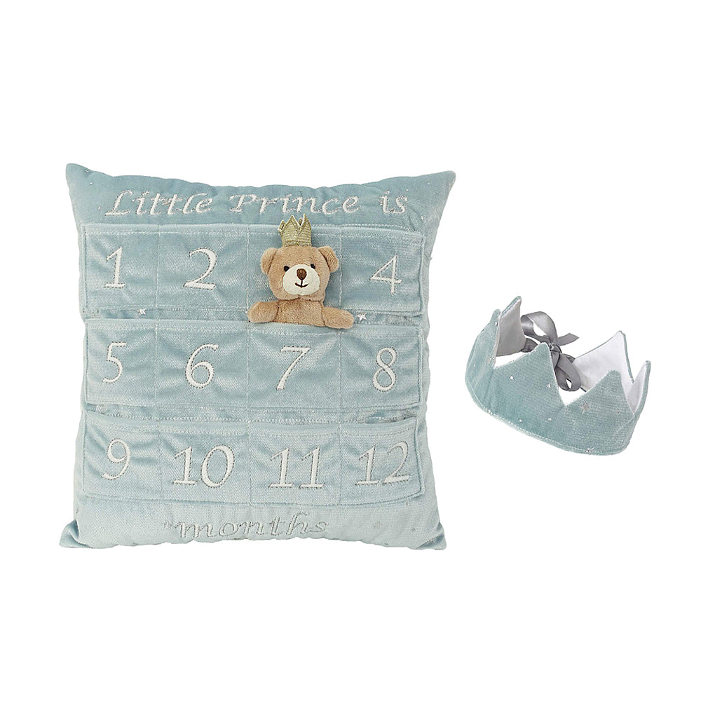 Prince First Year Pillow & Crown Gift Set Pillows MON AMI   