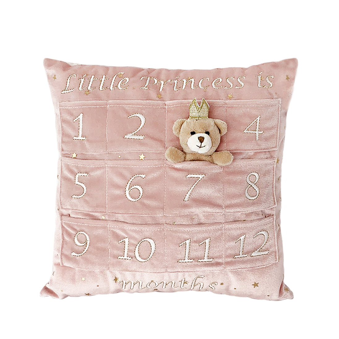 Princess First Year Pillow & Crown Gift Set Pillows MON AMI   