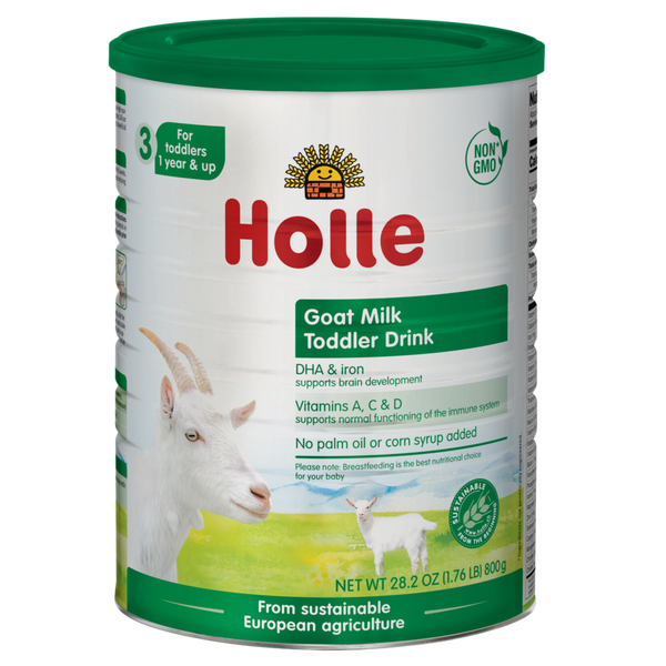 Holle Stage 3: Goat Milk Toddler Drink - Non GMO (28 Ounces) 1 Year+