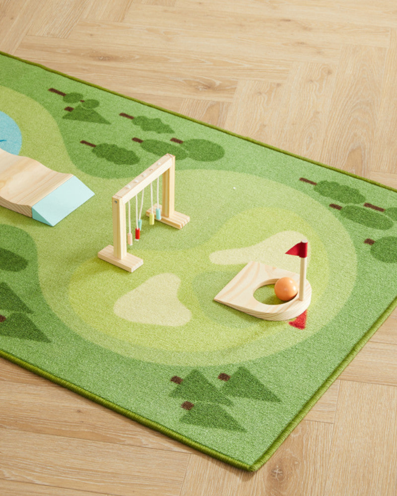 Wonder and Wise Asweets Good Golf Mat Put Put Course Fore Rug
