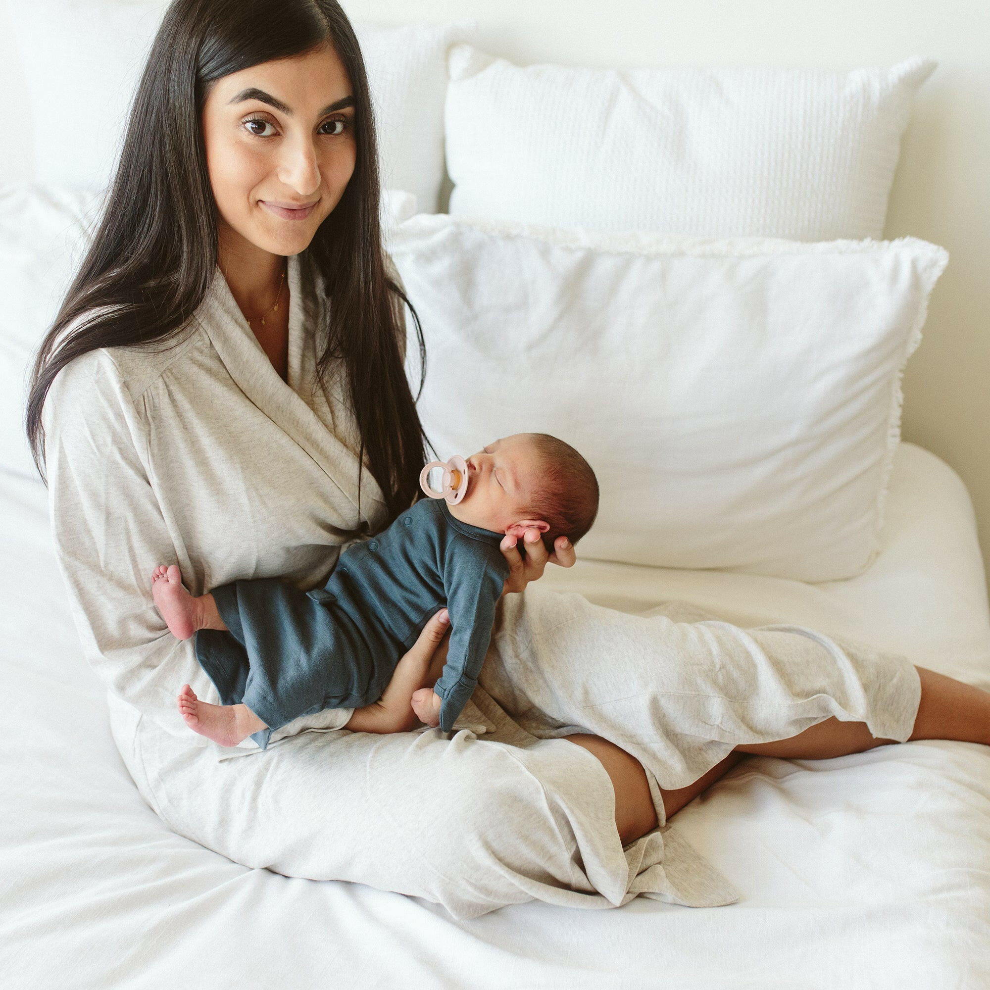 WOMENS ROBE | STORM GRAY robes goumikids   