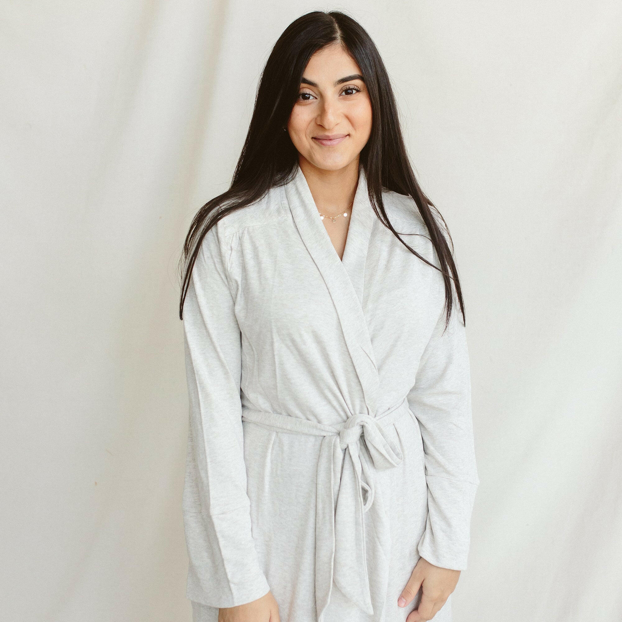 WOMENS ROBE | STORM GRAY robes goumikids   