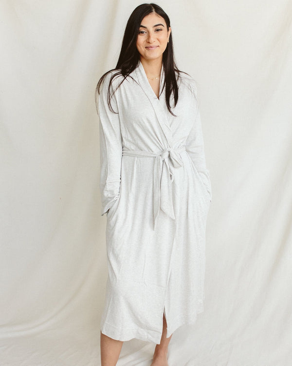 WOMENS ROBE | STORM GRAY by goumikids