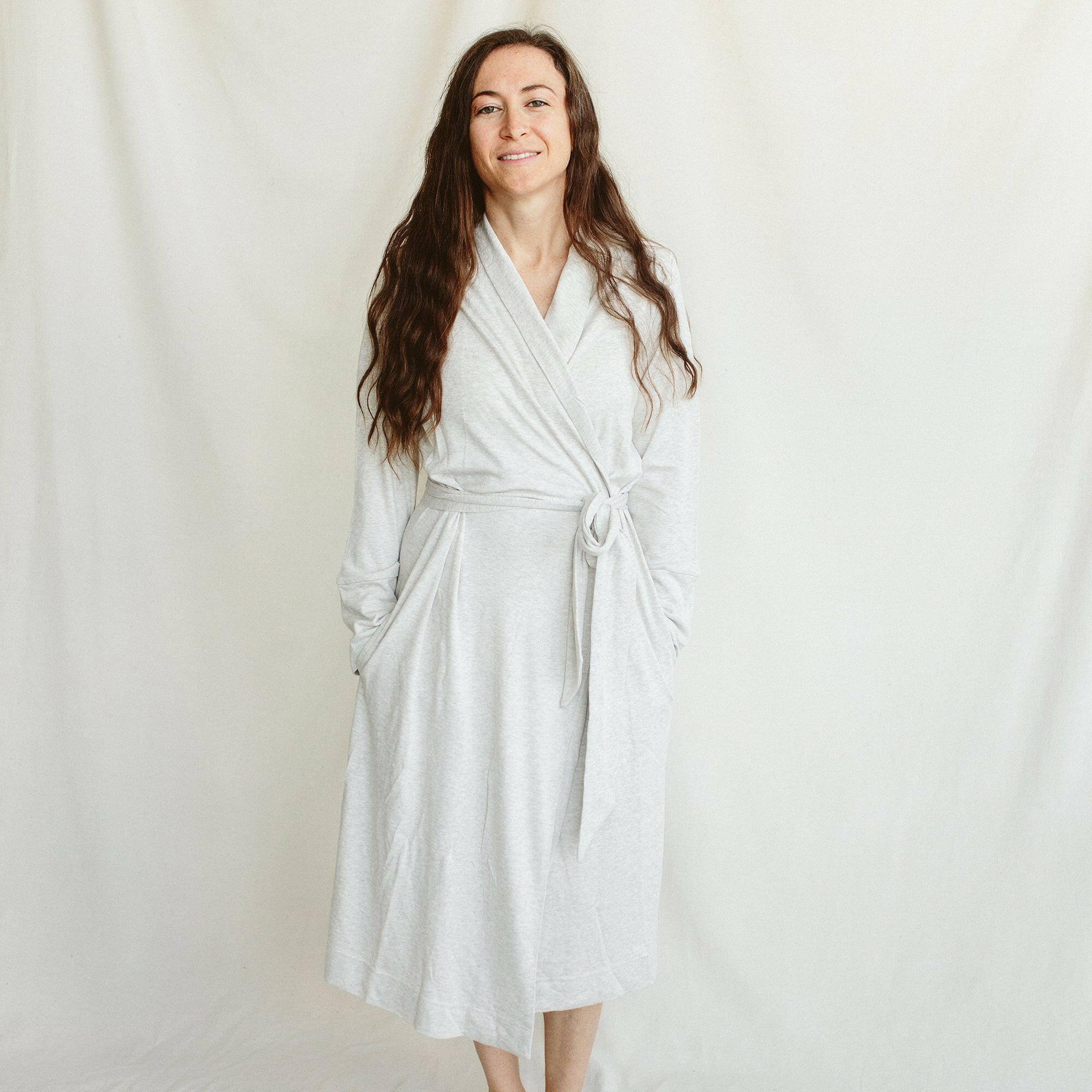 WOMENS ROBE | STORM GRAY robes goumikids   