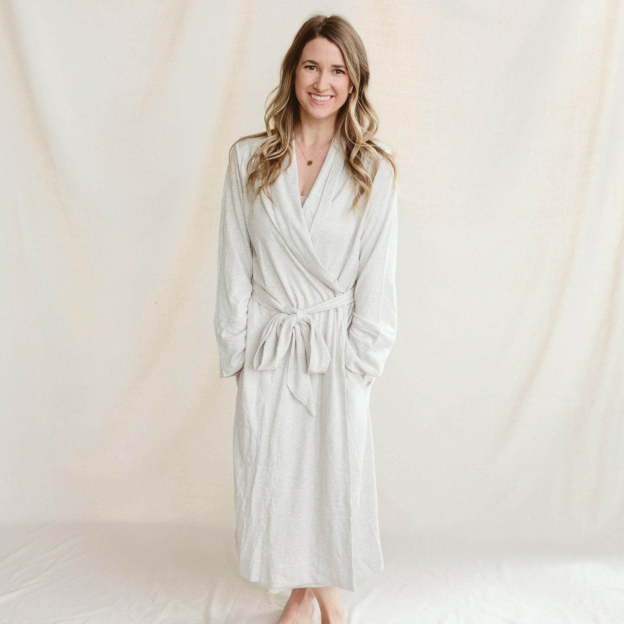 WOMENS ROBE | STORM GRAY robes goumikids   