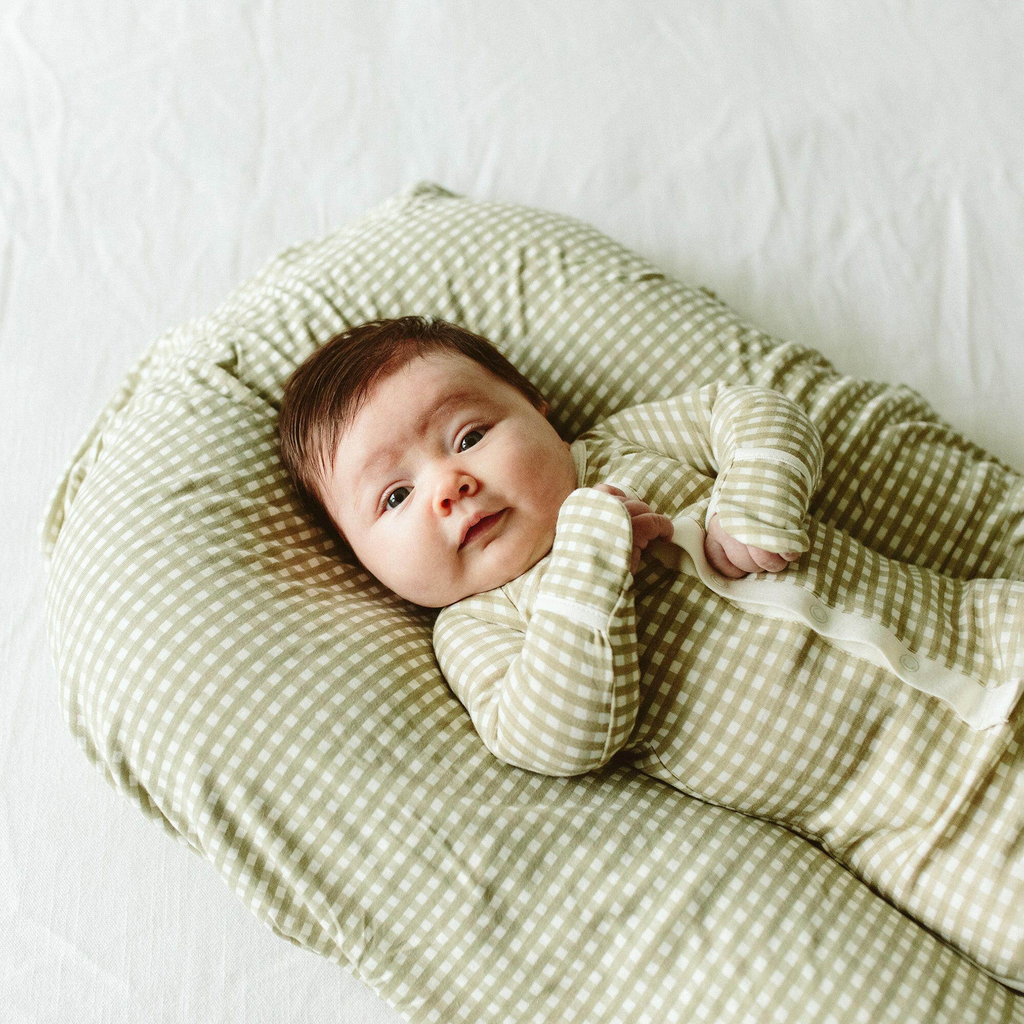 CHANGING PAD COVER | GINGHAM by goumikids  goumikids   