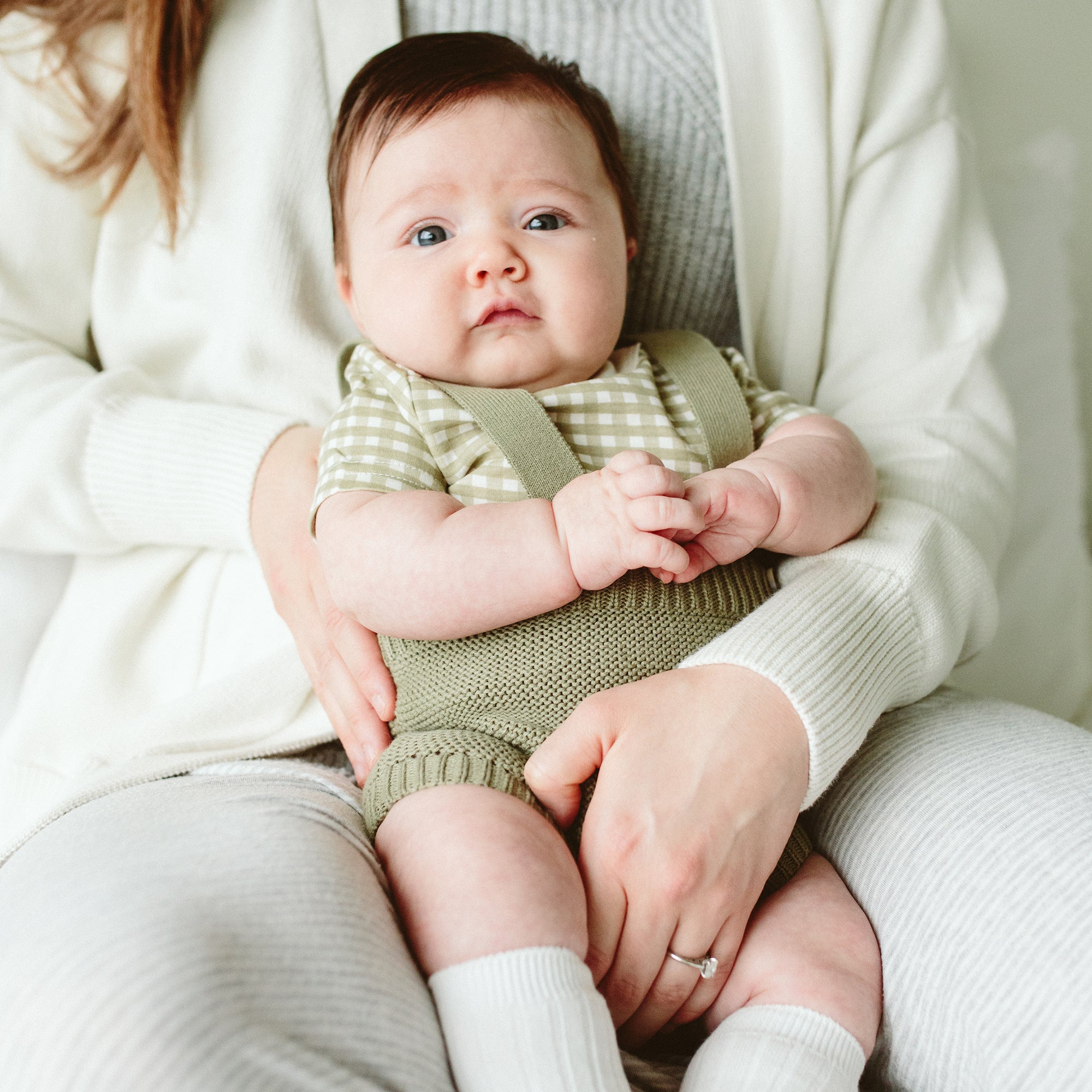 KNIT SUSPENDER BLOOMERS | ARTICHOKE rompers goumikids   