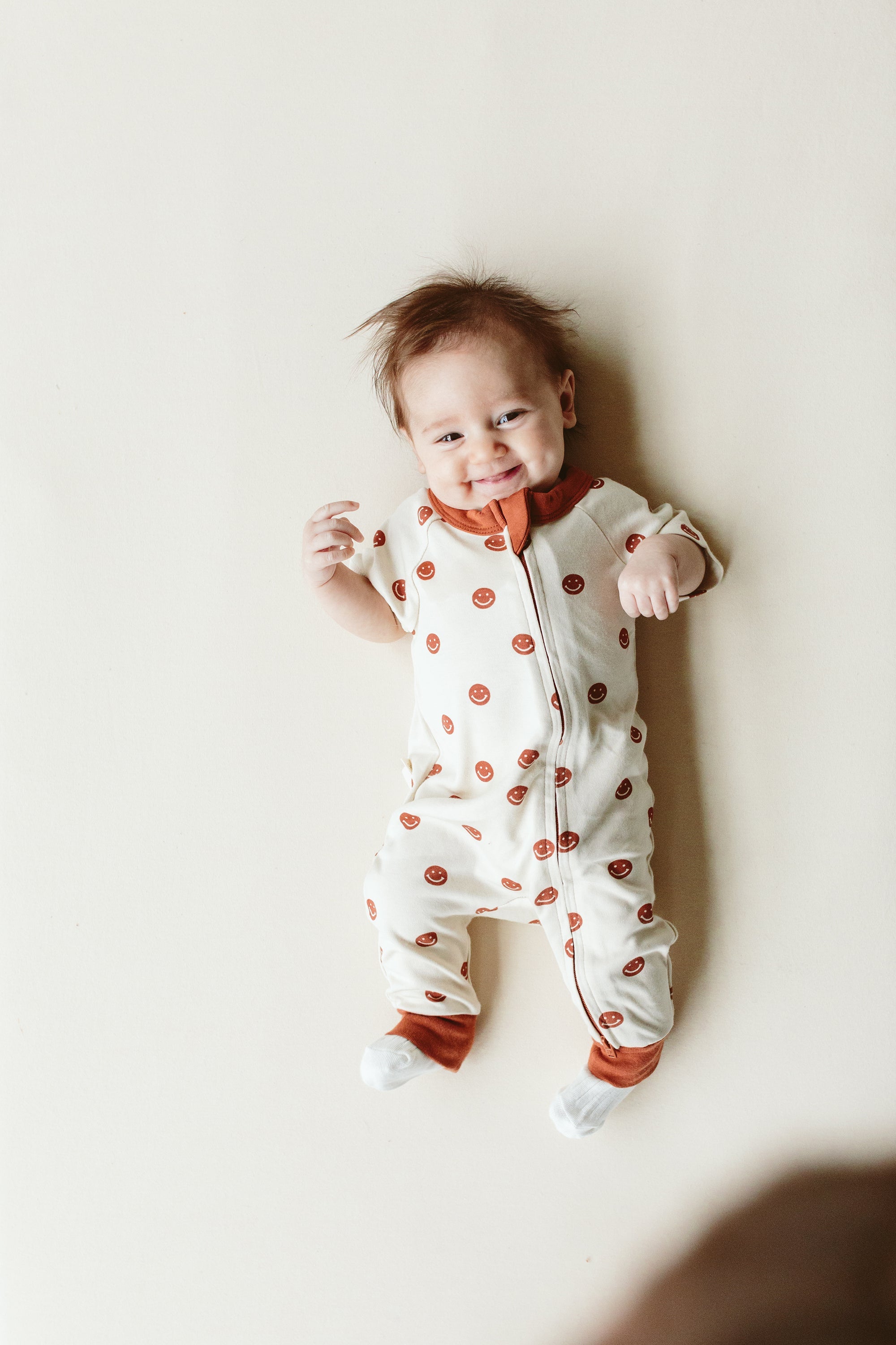 S/S ZIPPER ONEPIECE | HAPPY DOT footies goumikids   