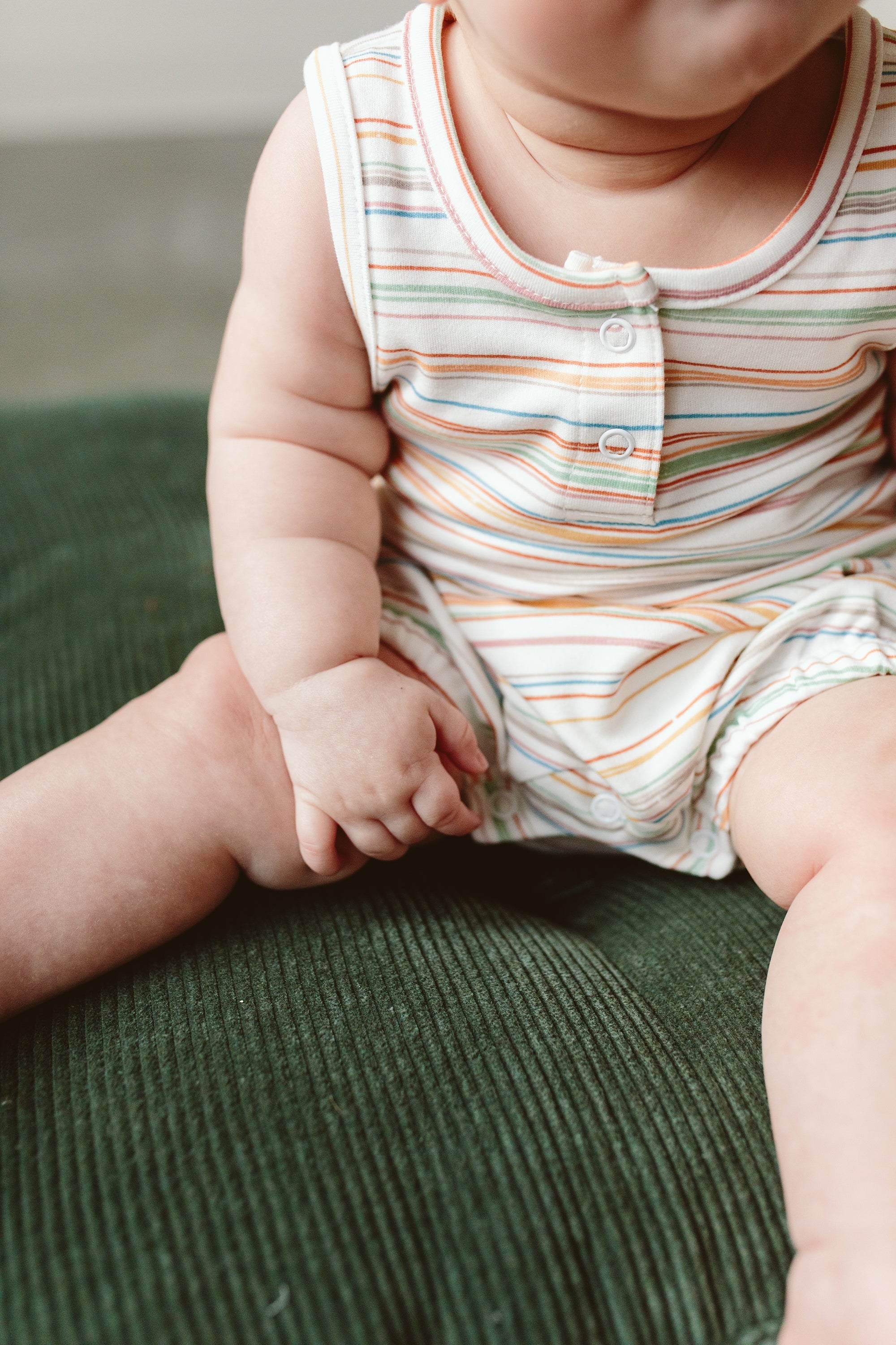 ROMPER | BOARDWALK STRIPE rompers goumikids   