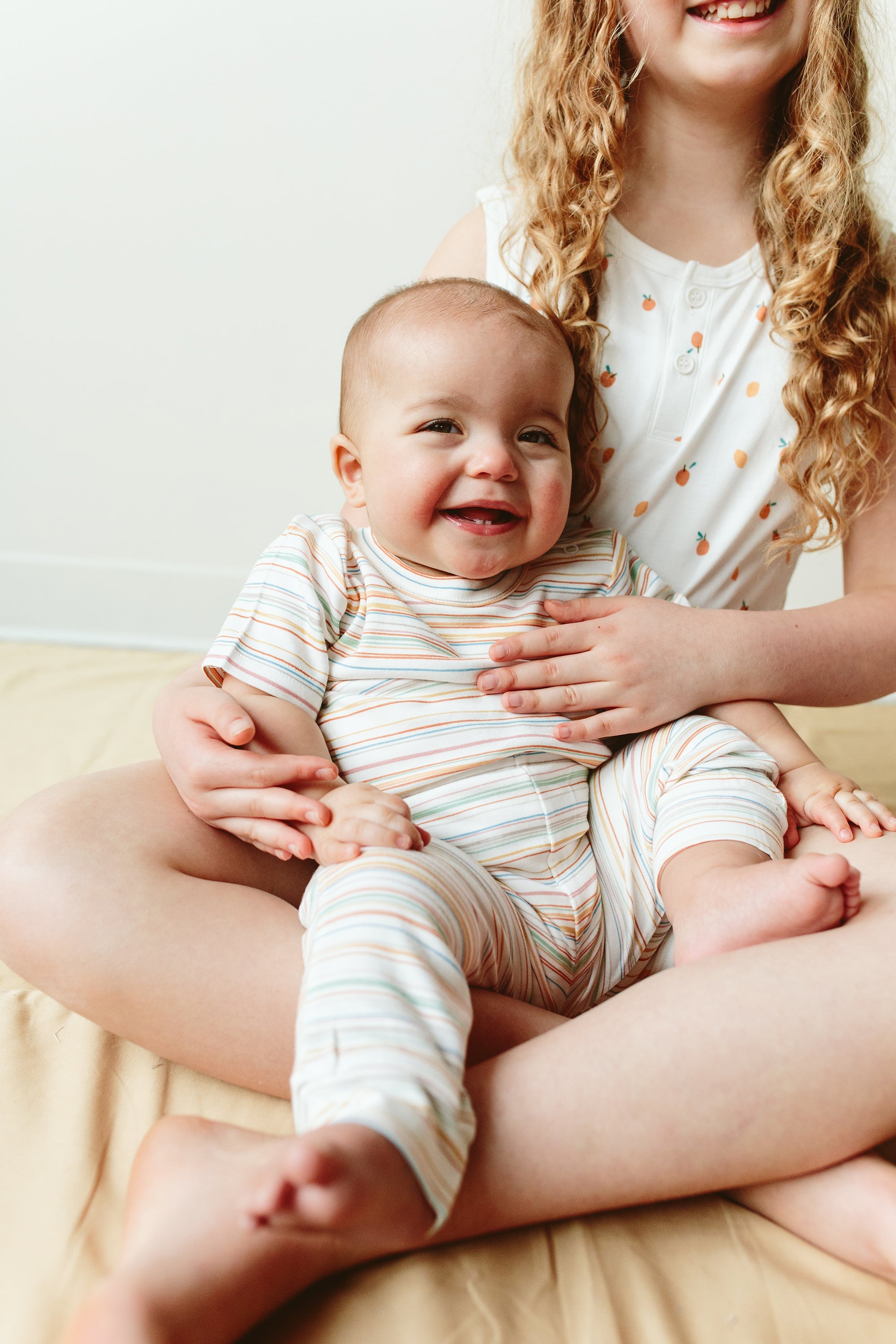 S/S BODYSUIT | BOARDWALK STRIPE bodysuits goumikids   