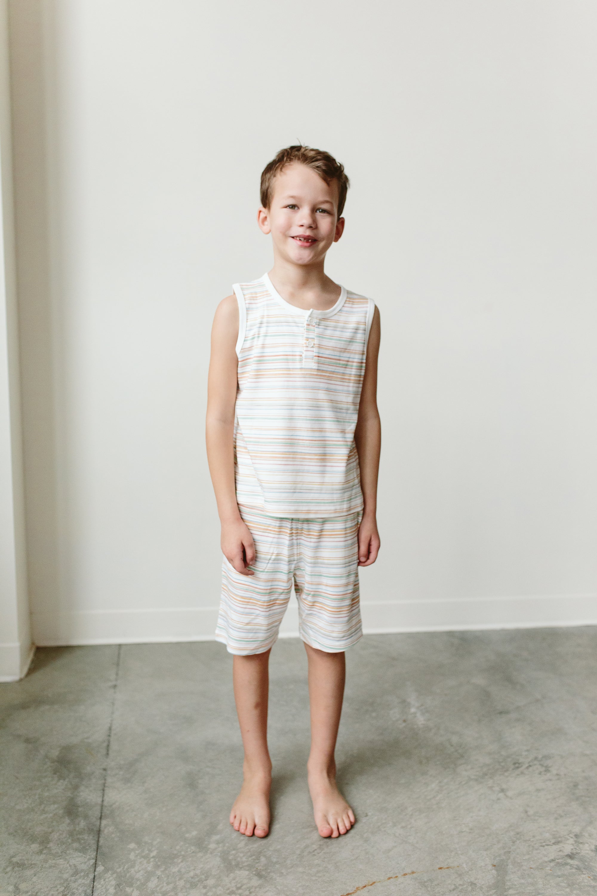 SHORTS | BOARDWALK STRIPE  goumikids   