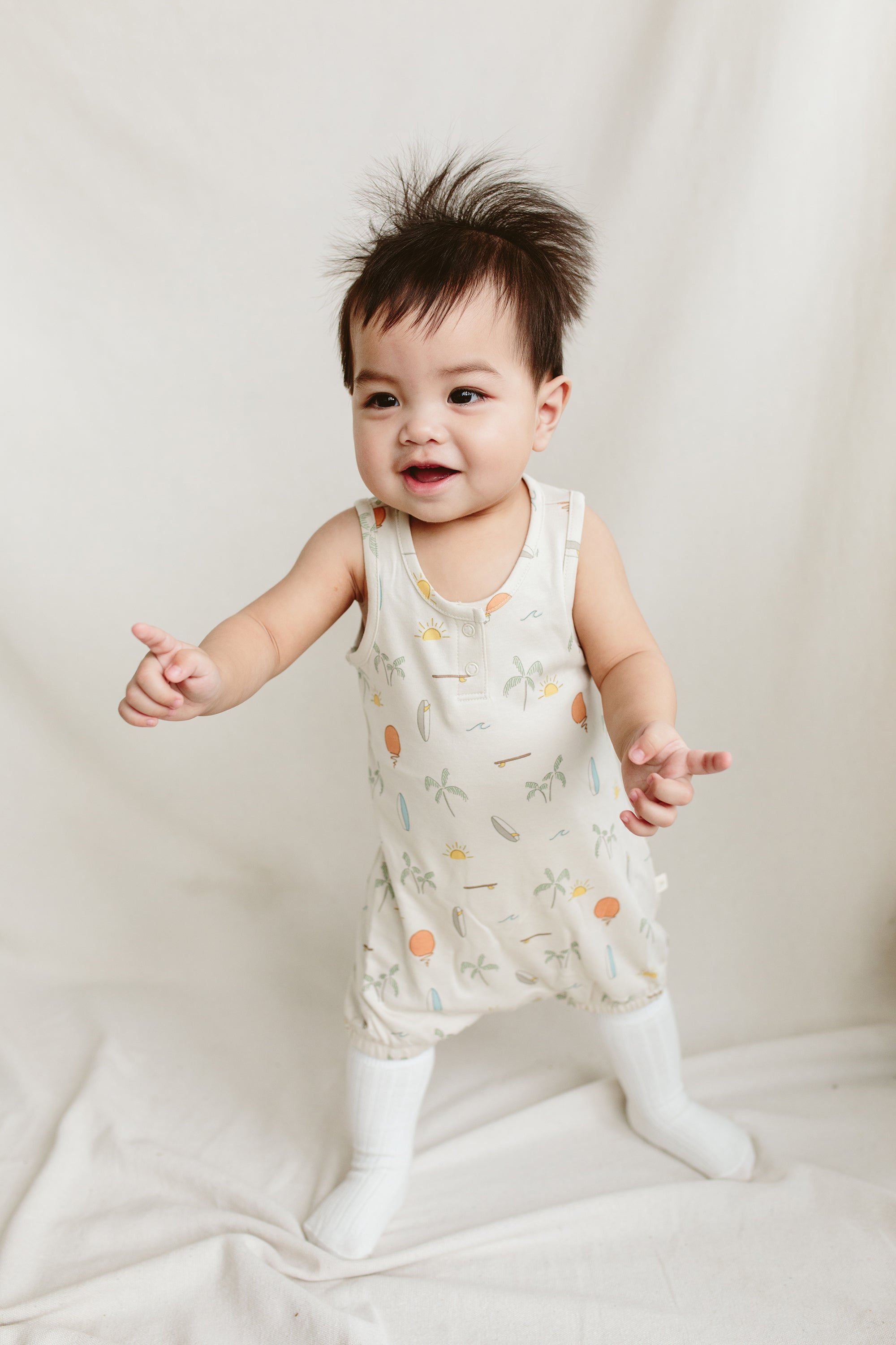 ROMPER | SURF'S UP rompers goumikids   