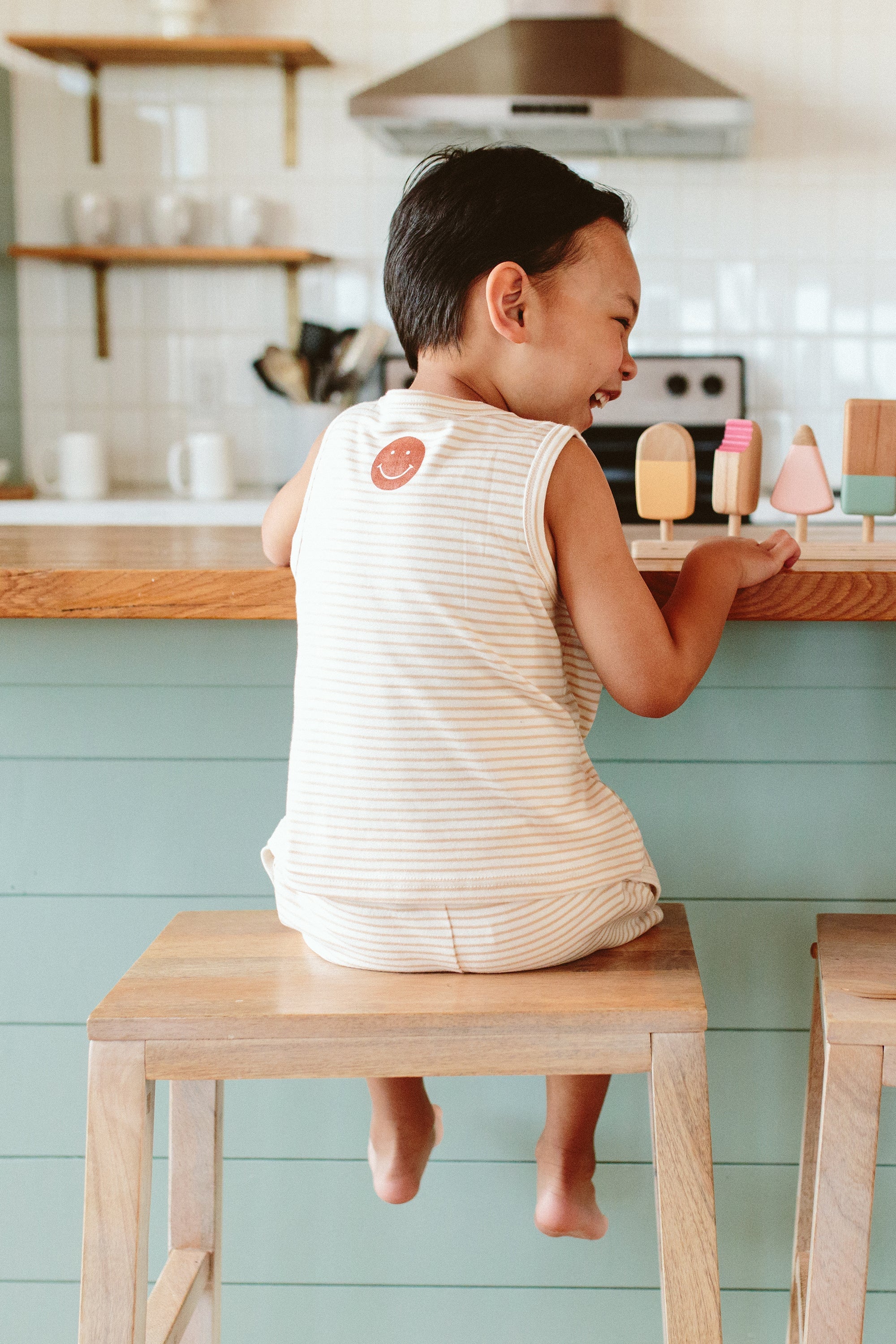 TANK TOP | HAPPY STRIPE  goumikids   