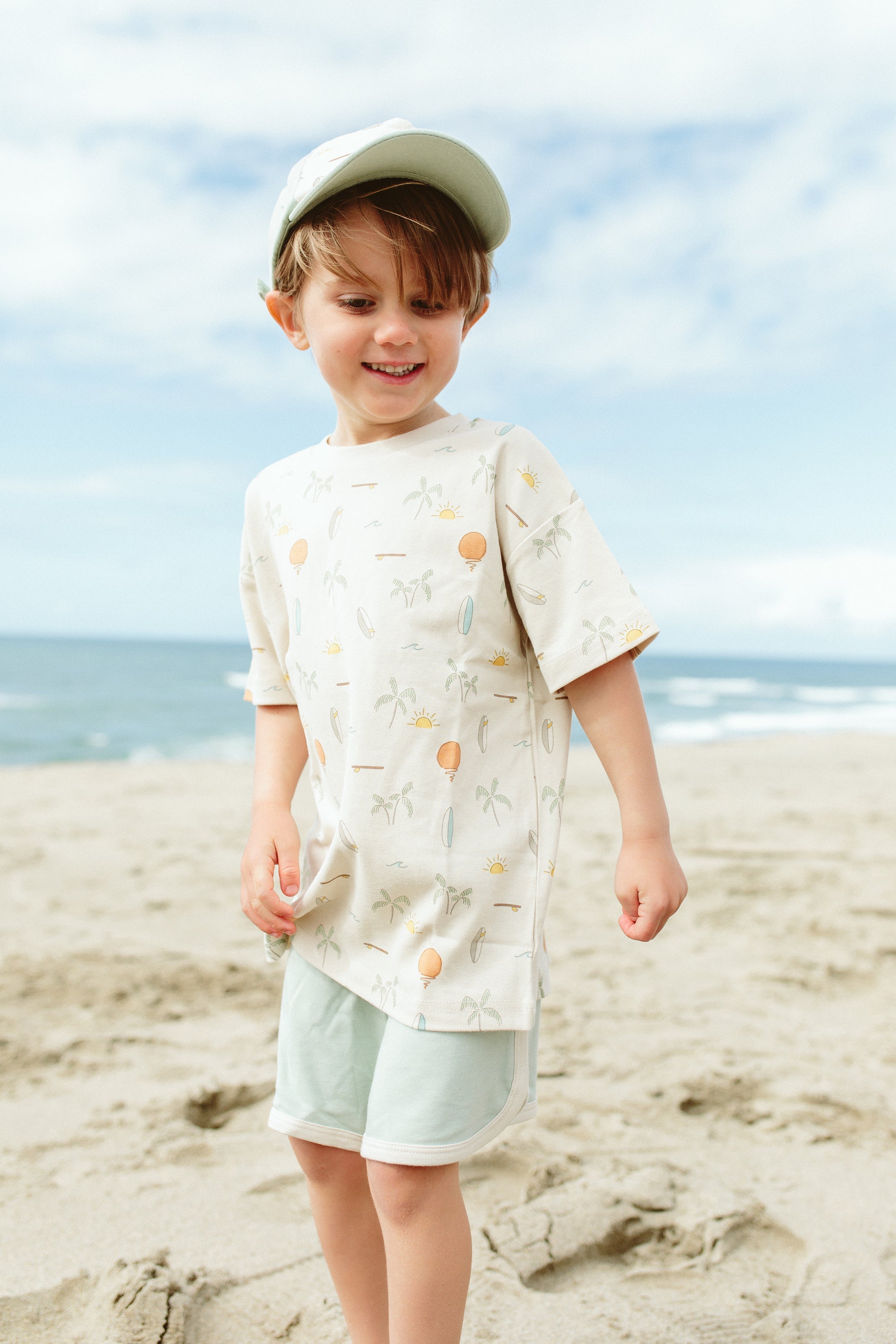 OVERSIZED TEE | SURF'S UP  goumikids   