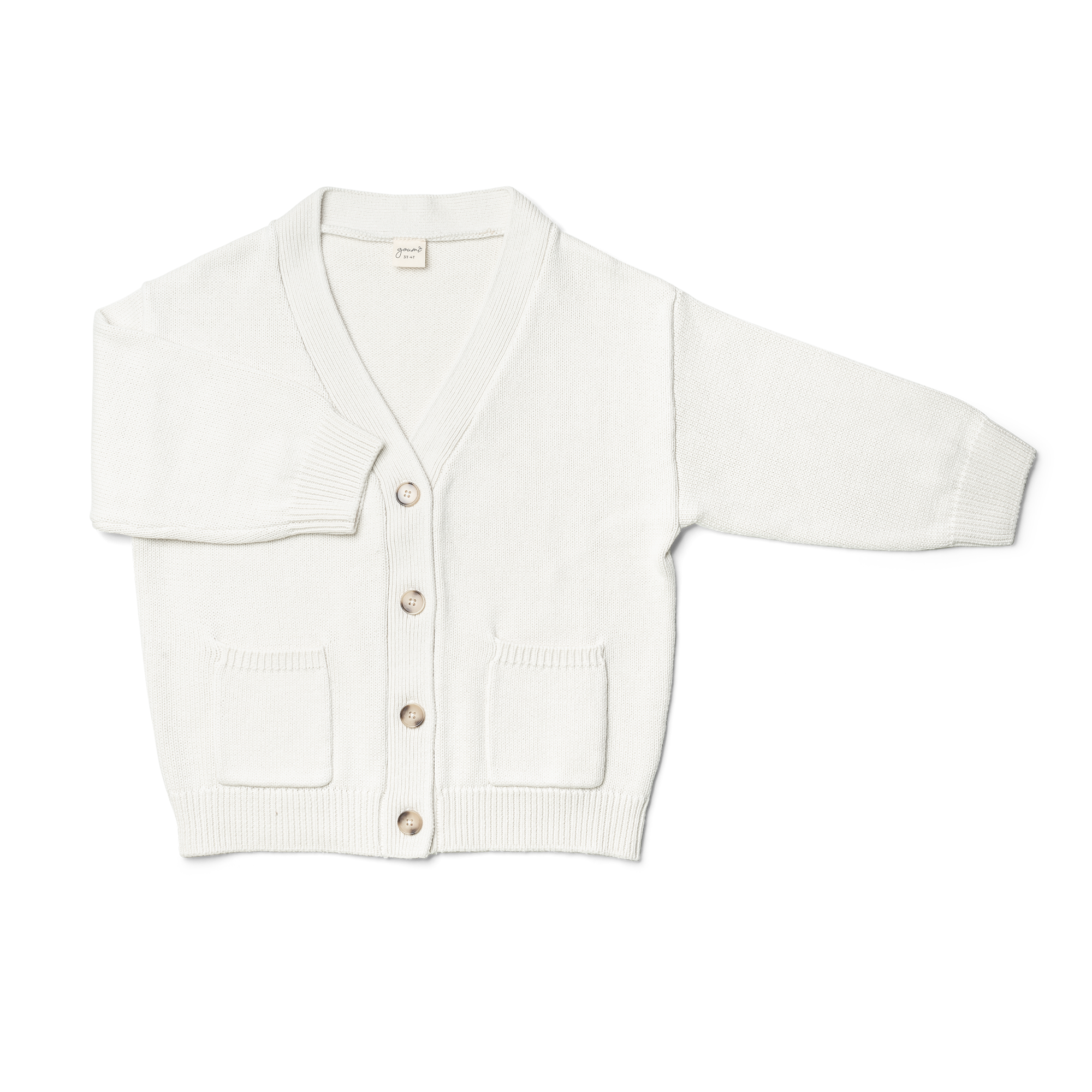 KNIT BUTTON-UP SWEATER | CLOUD sweaters goumikids   