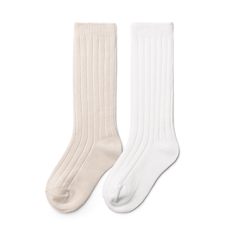 2 PACK KNEE HIGH SOCKS | NEUTRAL by goumikids