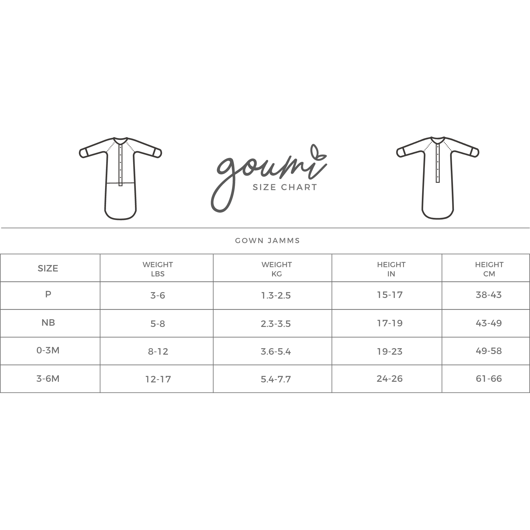 GOWNS | STORM GRAY gowns goumikids   