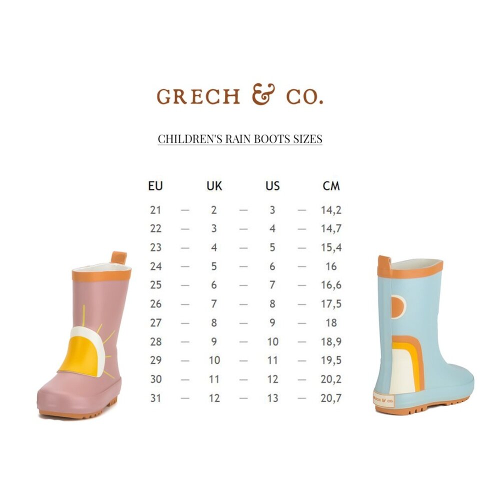 Natural Rubber Rain Boots - Stone Shoes Grech & Co.   