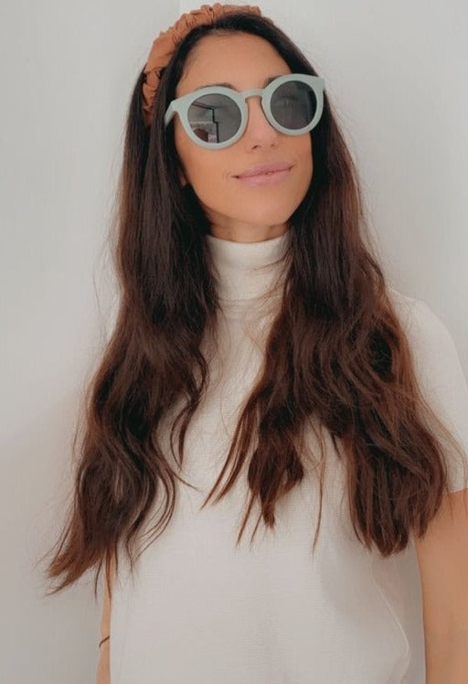 Sustainable Adult Sunglasses - Light Blue Sunglasses Grech & Co.   