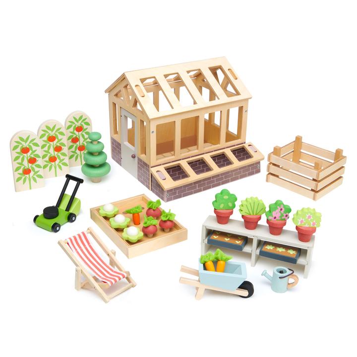 Greenhouse and Garden Set Kids Toys Tender Leaf   