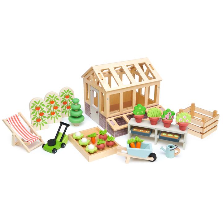 Greenhouse and Garden Set Kids Toys Tender Leaf   