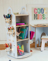 My Mini Home - 360 Cottage Bookshelf - Grey/Wood