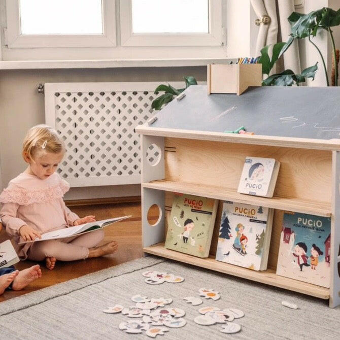 My Mini Desk House - 3 in 1 Playroom Furniture myminihome   