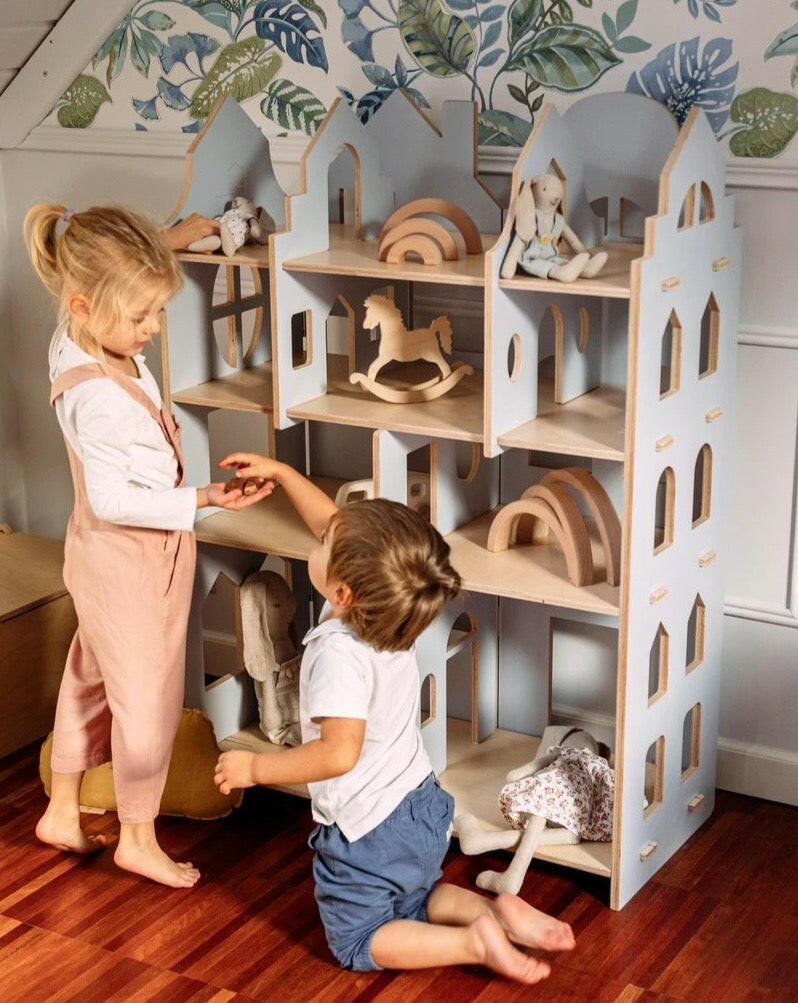 My Mini Dollhouse - 5 in 1 Playroom Furniture myminihome Grey  