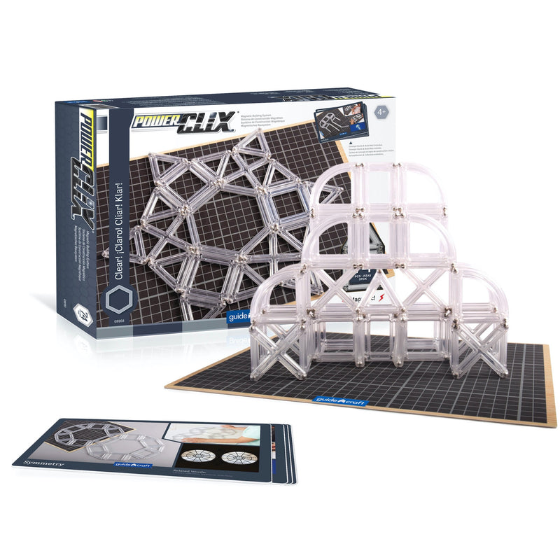 Guidecraft PowerClix Frames Clear  74 pc