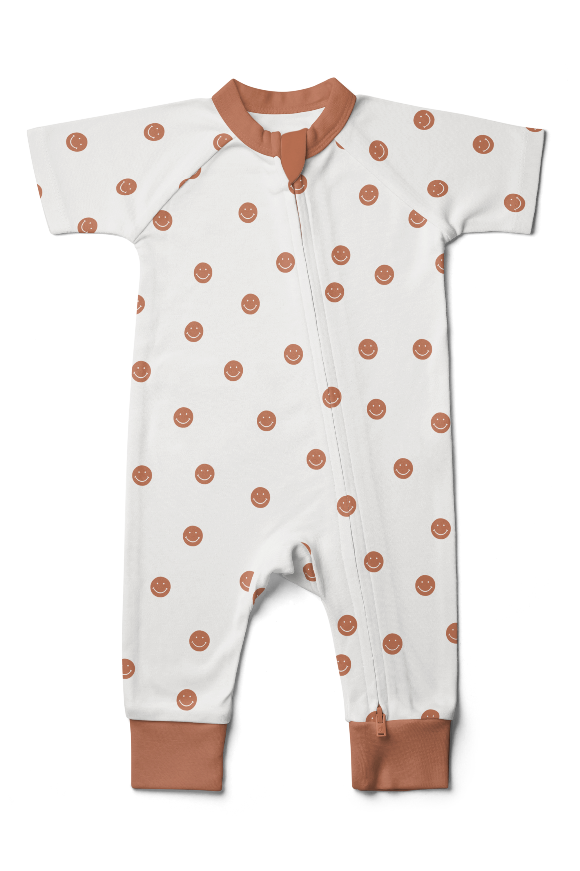S/S ZIPPER ONEPIECE | HAPPY DOT footies goumikids   