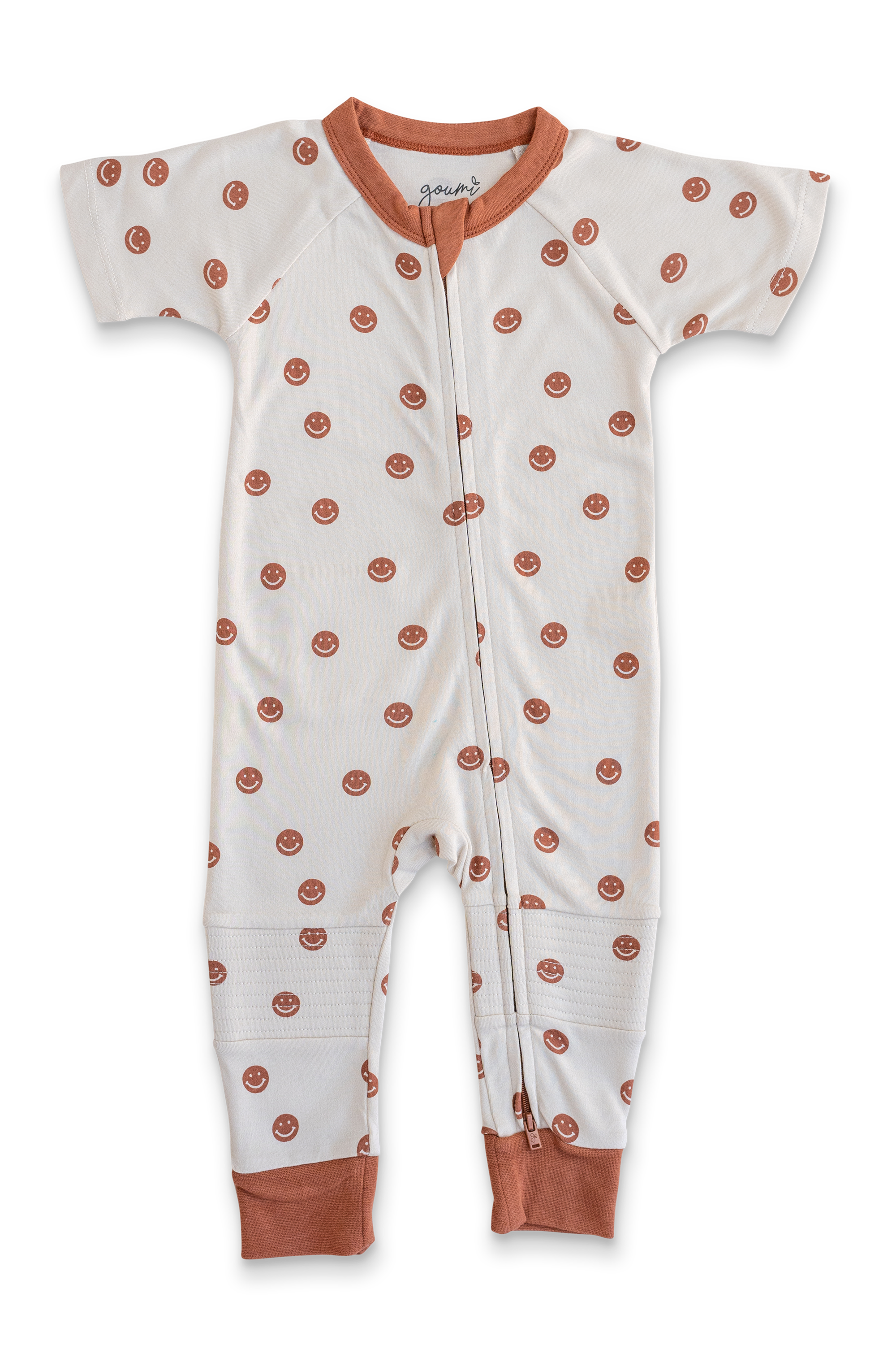 S/S ZIPPER ONEPIECE | HAPPY DOT footies goumikids   
