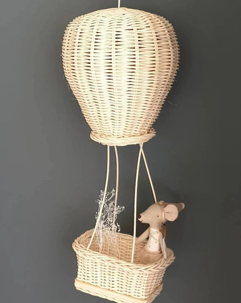 Hot Air Balloon Rattan Toys Coconeh   