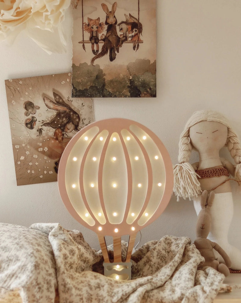Little Lights - Hot Air Balloon Lamp - Pink