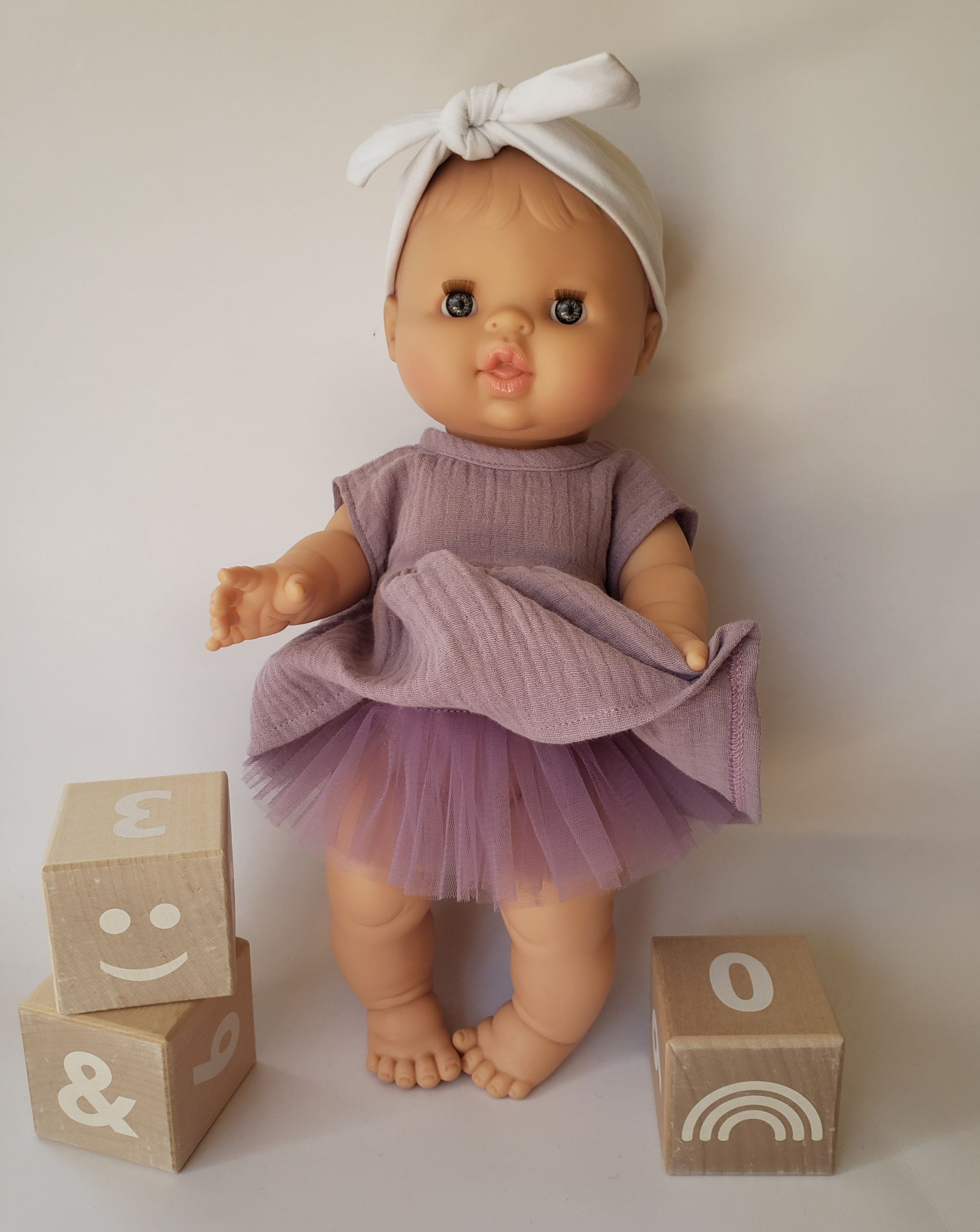 Doll Tutu Doll Clothing Little Wonder & Co. Violet  