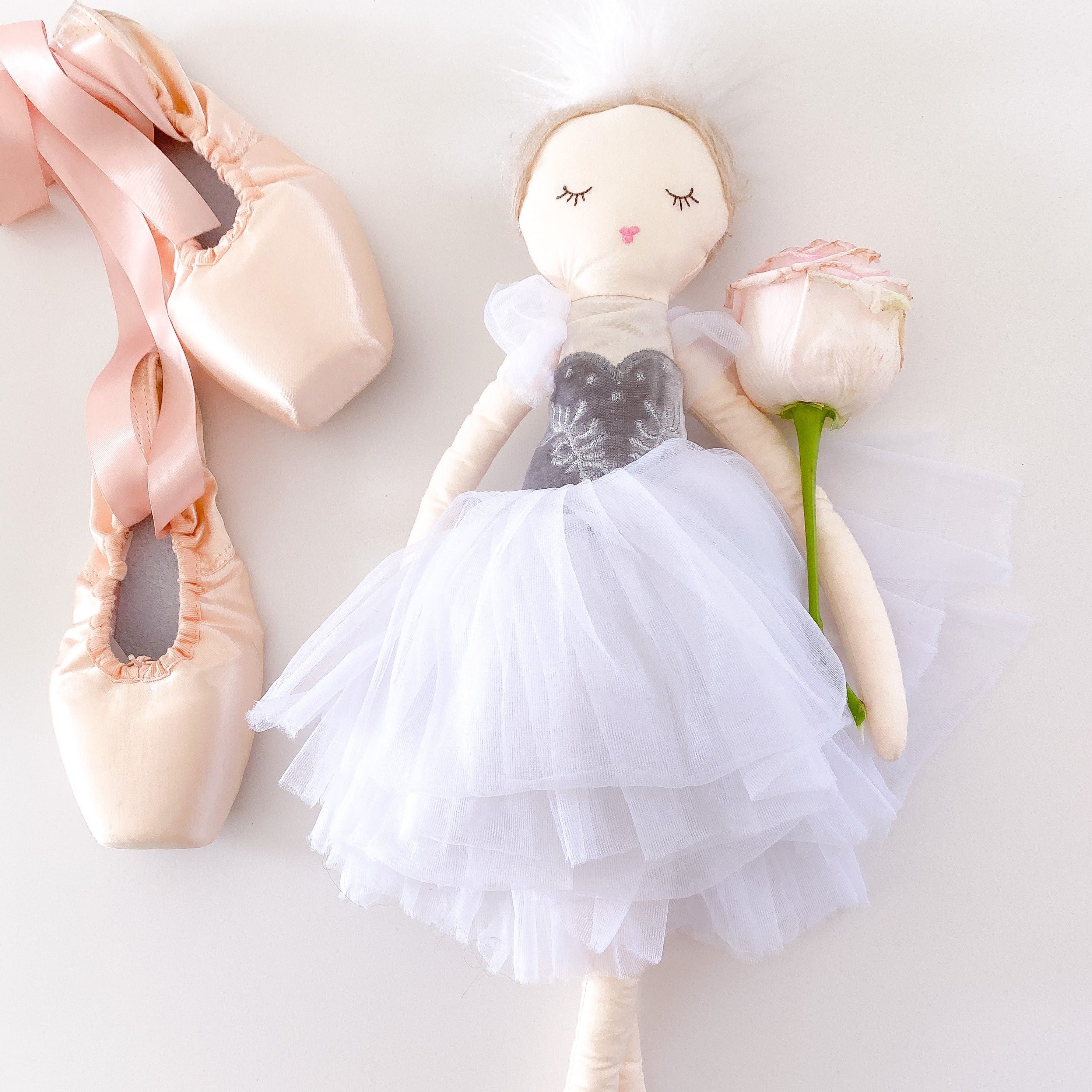 'Nina' Silver Prima Ballerina Doll Doll MON AMI   