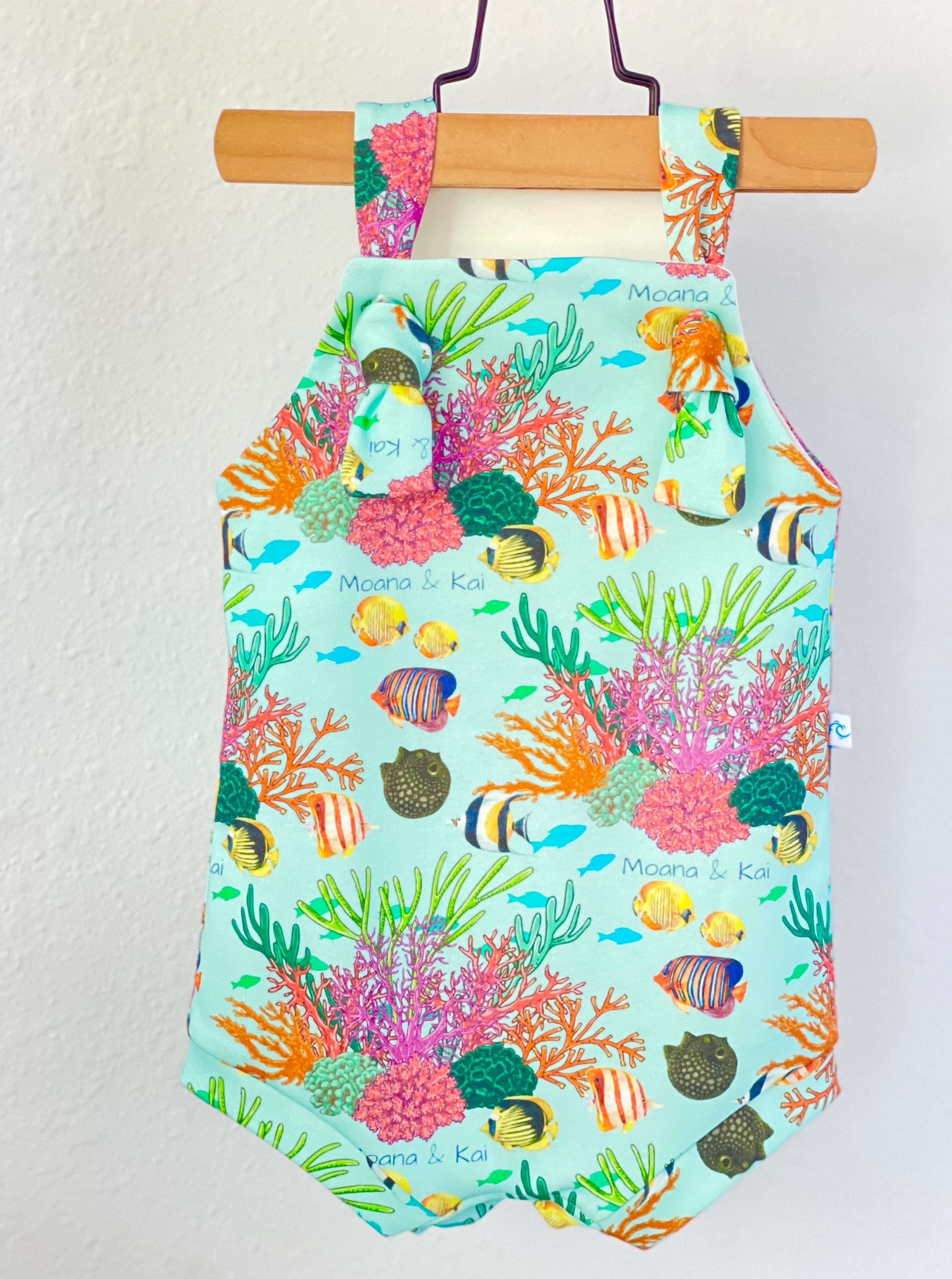 CORAL REEF LITTLE KAI ROMPER Little Kai Romper Moana & Kai   