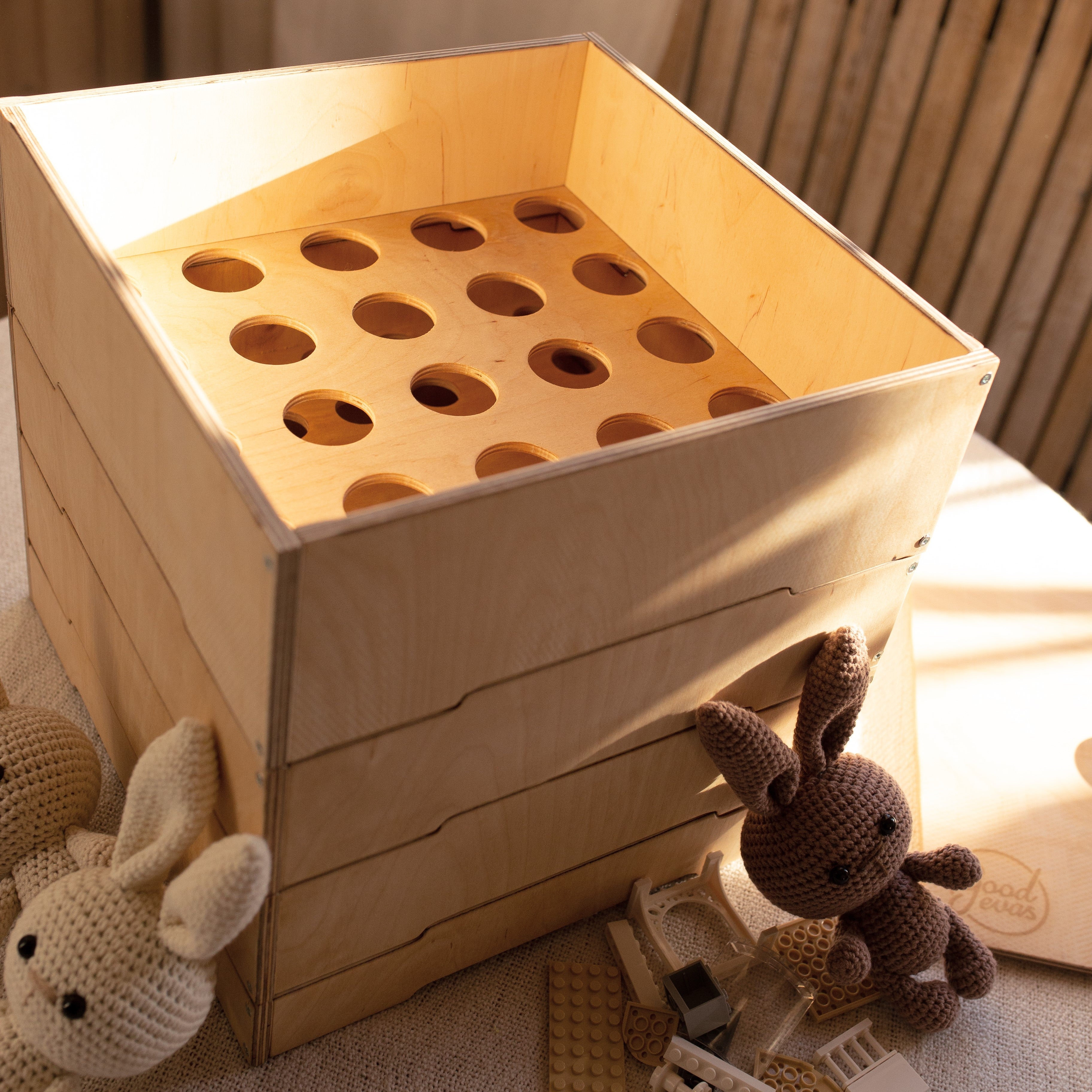 Wooden storage/sorter for LEGO® Lego Storage Goodevas   