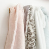 PALE PINK LUXE FAUX FUR BABY BLANKET